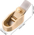 18mm Brass Violin Thumb Planer Mini Woodworking Hand Plane Precision Luthier Tool for Violin Fingerboard Making