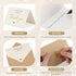ZestHub 40 Pack 5x3.5 Inchs Small Thank You Cards, Mini Gold Foil Thank You Notes Bulk with Envelopes and Stickers