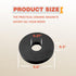 TSUYA Ferrite Ring Magnets for Crafts - 40 Pcs, 21mm Circle Magnets with Center Hole