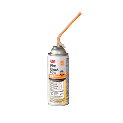 3M Fire Block Foam FB-Foam, Orange Color, Ready-to-Use, 12 fl oz Can