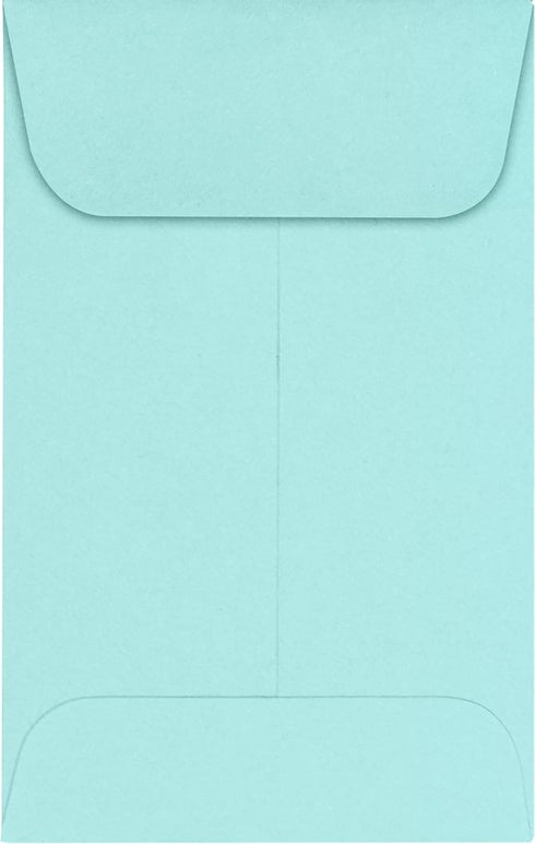 LUXPaper Coin Envelopes, Seafoam, 2 1/4-Inch x 3 1/2-Inch, 50-Count