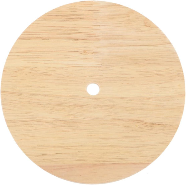 ABOOFAN Wooden Table Lamp Stand, Natural Wood Base Bedside Lamp, Round Solid Lamp Base for Repair