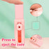 M&G 4+1 Pack Rubber Pink Erasers, Sliding Retractable Eraser, Soft Cute Push Pull Large Pencil Erasers