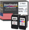 DoorStepInk Remanufactured Ink Cartridge Replacements for Canon PG-260XL 260 XL CL-261XL 261 XL Black Color 2 Pack for