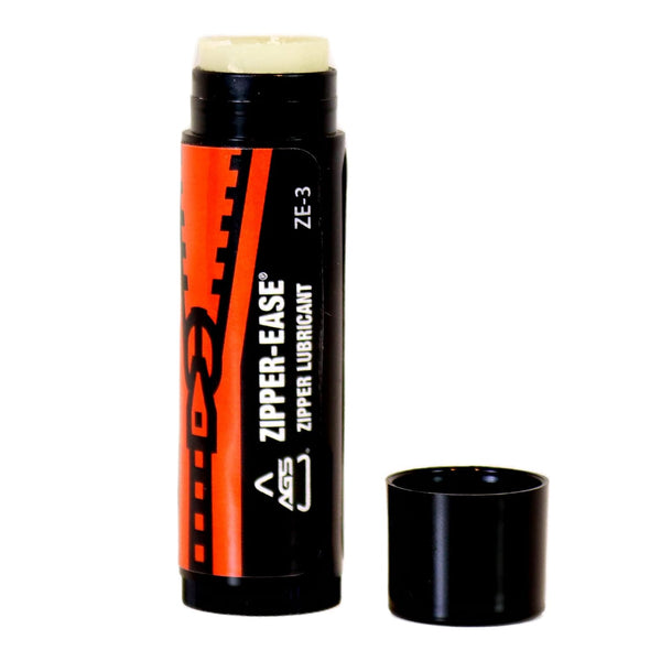 AGS Zipper-Ease Wax Lubricant for Stuck Zippers No-Mess Easy Glide Balm Stick