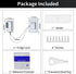 Upgraded Fridge Lock, Combination Refrigerator Lock for Child Safety, Freezer Lock with Code, White