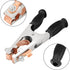 Welding Ground Clamp, 500A Electroplated Earth Clip, Copper Grounding Clamp for Manual Welder