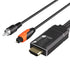 YEUGICEO 192KHz HDMI eARC/ARC to Optical Coaxial SPDIF Audio Converter with CEC Volume