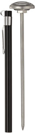 Supco ST02 Stainless Steel Pocket Dial Thermometer, 5" Stem, 1" Dial, 0 to 220 Degrees F
