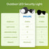 44W 3500LM 2 Heads5000K Philips LED Security Flood Light OutdoorSwitch Controlled Aluminum Security Light, Adjustable