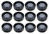 4340AX12 38mm Poly Seal Screw Caps, Fits Most 1/2 & 1 Gallon Jugs, Bag of 12