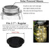 6 Pack Mason Jar Lights, 20 LED Solar Cold White Fairy String Lights for Garden Deck Patio Party Wedding Christmas