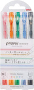 uni Propus 5 Colors Set, Smoke Color Highlighter (Pus-103T 5C3)