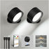 LED Wall Mounted Lights, Rechargeable Wall Sconce Lamps, 3 Color Temps &