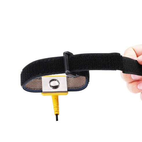 Anti Static Wrist Strap, 11" Anti Static Wristband with Alligator Clip and Long Cable, Fits 6" to 8.5" Wrist