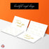 Package Inserts - Thank You For Your Order Business Note Cards, 100 Per Pack, 2 x 3.5” Thick Card Stock (Gold)