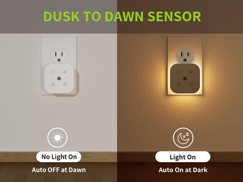 2 Pack Dimmable, Very Dim Sleep Night Lights Plug into wall, Kids Sleep Light, Adult Sleep Light, Bedroom Night Light