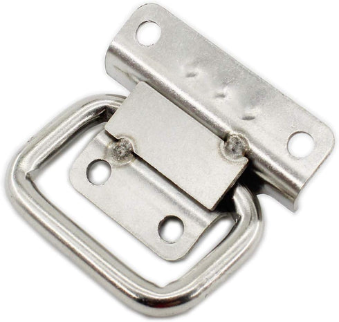 4 Pack Stainless Steel Wardrobe Handle, Foldable Boat Hatch Latch Cabinet Pull Handle Accessories