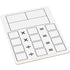 Really Good Stuff Fact Family Dry Erase Boards - Set of 6 Boards for Multiplication and Division