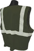 Radians SV4GMM Economy Class 2 Breakaway Mesh Safety Vests, Medium, Green