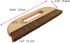 3-Row 2 (W02) KUMGROT Horse Hair Wallpaper Brush, Beech Wood Handle Smoothing Tool for Wall Cleaning/Tile Grout