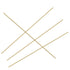 Brass Solid Round Rod Lathe Bar Stock, 1/8 Inch Diameter, 14 Inches Length, 4 PCS