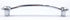 JETLAND 2-Pack, 5" PW6738CR127 Cabinet Drawer Crystal Pulls, Chrome with Clear Glass, Hole Centers, Shining Daisy