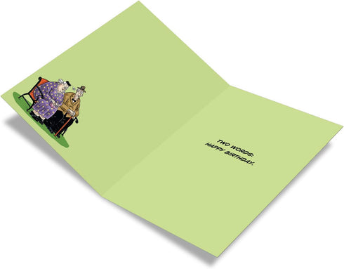 NobleWorks Infrequently Humorous Birthday Paper Card with Envelope, 4406