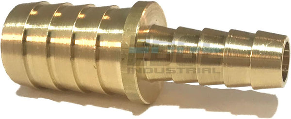 5/8" X 3/8" Hose ID Brass Barb Reducer SPLICER Fitting for Fuel/AIR/Water/Oil/Gas/WOG (Qty 1)