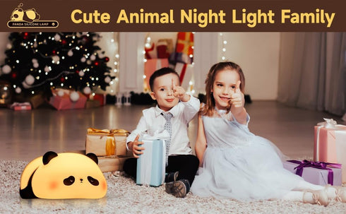 Cute Duck Lamp,Fun Lying Flat Duck Panda Night Light,LED Squishy Animal Novelty Lamp,Toddler Baby Night Light
