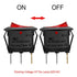 Round Rocker Switch ON-Off SPST, 3 Terminals Red Light, 10A 250VAC, 5 Pack.
