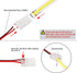 PAUTIX 8pcs 2-Pin 8mm COB LED Strip to Wire Connector Unwired Clips Solderless Adapter Terminal Extension Connection,4pcs L-Shaped Connectors for LED Strip Lights 12V 24V (Pack of 12) by PAUTIX