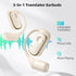 CAWRUGA 3-in-1 150 OWS AI Language Translator Earbuds, Real-Time Translation Earbuds Languages & Accents with APP