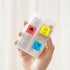 YEWROXY 200 3/4 Inch Medication Instruction Stickers, Pcs Morning Noon Evening Bedtime Medicine Reminder Stickers Label