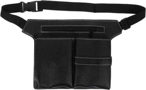 Mikinona Hairdressing Pouch Belt Waist Bag with Adjustable Strap Large Capacity Scissors Holster for Barber Stylist