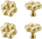 SANCHAKOU Gold Cabinet Knobs 2 Pack Shoe Cabinet Bedside Table Handle Wardrobe Cabinet