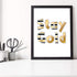 Barker Creek Letter Pop-Outs, 4" Gold, Multicolor Designer Letters for Bulletin Boards, Signs, Displays, and More