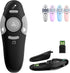QUI Presentation Clicker Wireless Remote for PowerPoint, Slide Advancer for Mac/Windows/Linux