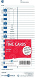 Pyramid Time Systems 3510010 100/PK Pyramid Time Cards f/Time Recorder Black