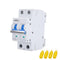 Circuit Breaker, DC Circuit Breaker 2 Pole 500v 63 Amp for Solar PV System, Din Rail Mount DC Breaker