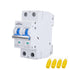 Circuit Breaker, DC Circuit Breaker 2 Pole 500v 63 Amp for Solar PV System, Din Rail Mount DC Breaker