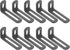 uxcell 10 Pcs Adjustable Right Angle Brackets, Slotted L-Shape Corner Bracket 2.6"x1.2"x0.7",
