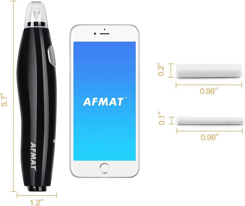 Electric Eraser for Artists, AFMAT Rechargeable Kit with 140 Refills for Drafting, Battery Operated for Drawing Pencils