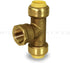 Everflow Supplies Pushlock Female Center Tees UPCTF12, Push x Push X Female 1/2 Inch, Quick Installation
