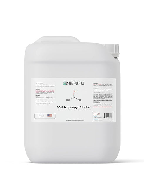70% 70% (128 oz)) Chemfulfill Isopropyl Alcohol - Concentrated IPA (Gallon fl