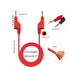 Qingdinu 2PCS/5PCS 4mm 1-Meter Cable(P1036-5PCS) Dual Stackable Banana Plug Multimeter Test Leads