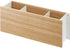 Yamazaki Home Caddy Desk TV Pen Holder | Steel + Wood | Remote Control & Tablet Organizer, Small