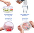 TERMNOX 100% 6 Silicone Lids for Food Storage - Food Grade Silicone Stretch Lids - Different Sizes