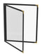 ZQP 12 Pcs Black Menu Covers, 8.5x11 Letter Size, 2 Page 4