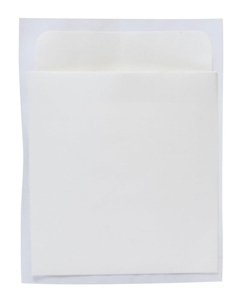 School Smart Standard Back Peel and Press Book Pockets, Manila, 3-1/2 x 4-1/2 Inches, Pack of 500